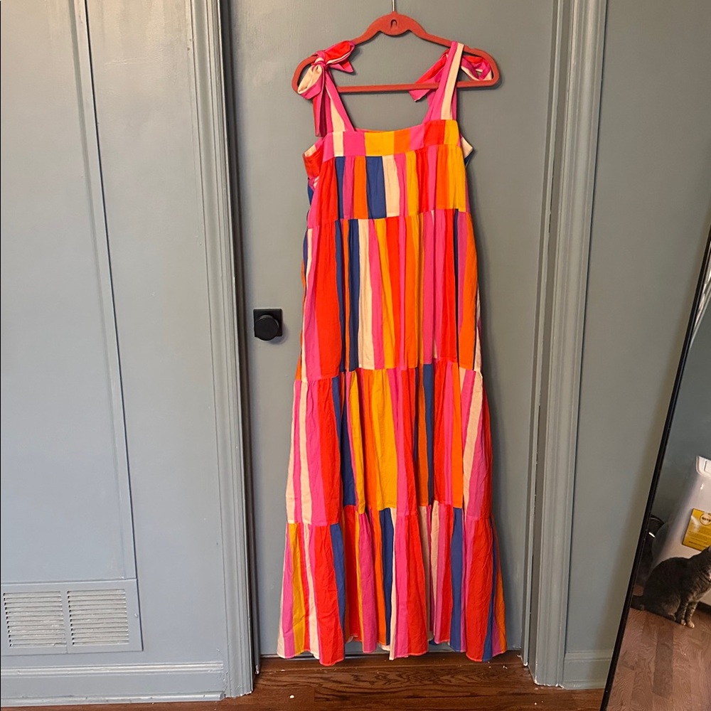 Sézane x Farm Rio striped maxi dress - Picture 7 of 8